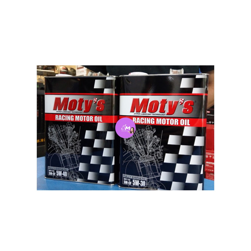 MOTY'S M110 40 Fully Synthetic Oil (4L) | Shopee Malaysia