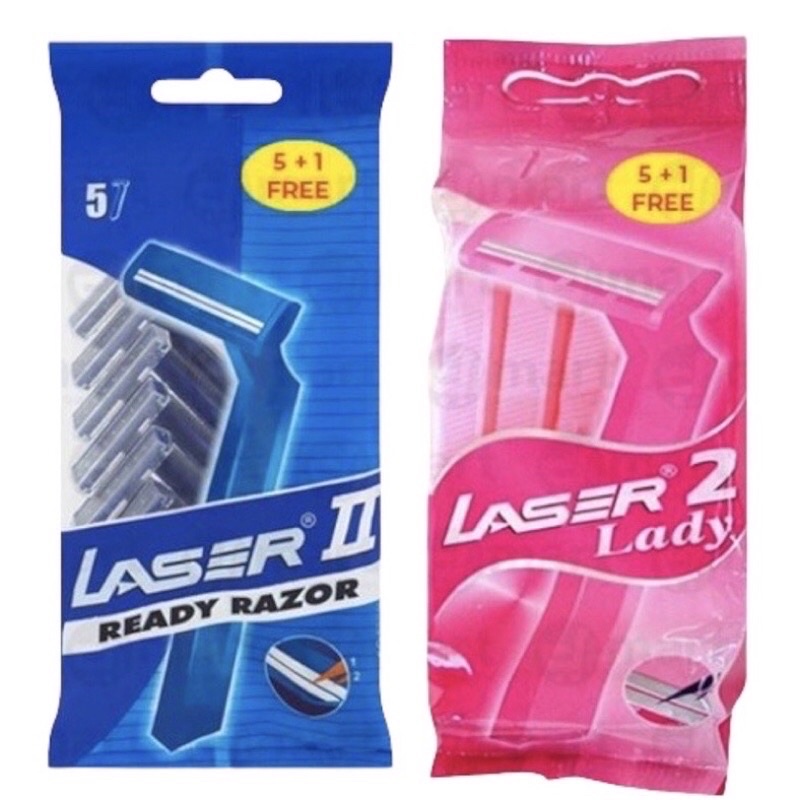Laser II Twin Blade Razors men/LASER 2 LADY SHAVER FOR Women /pisau ...