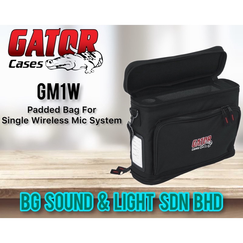Gator GM1W Padded bag for a single wireless mic system Shopee Malaysia