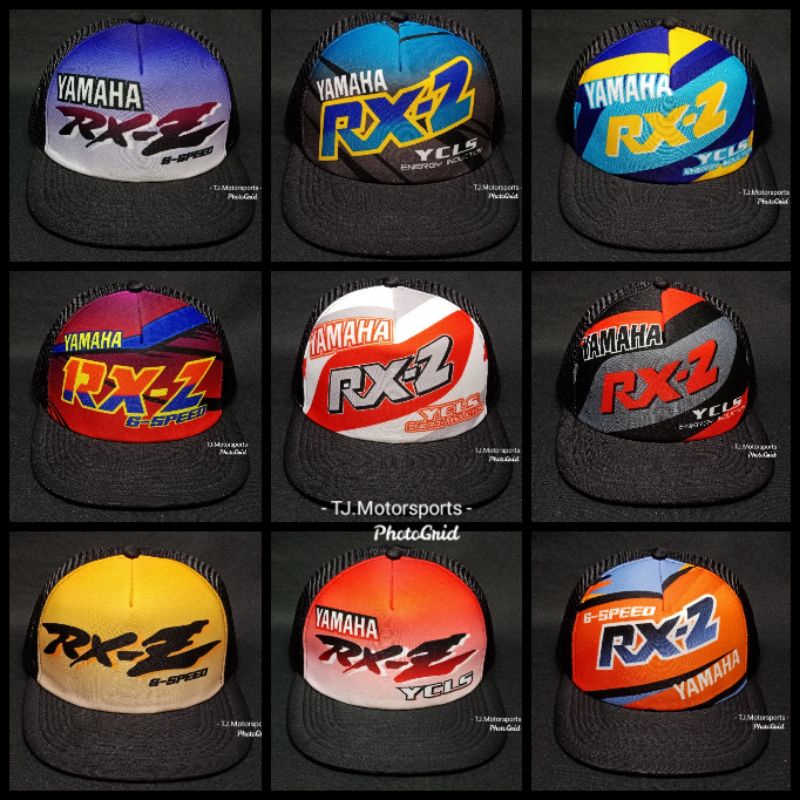 Yamaha RXZ Snapback Cap Topi Motor Ride Racing Ycls Energy Induction ...