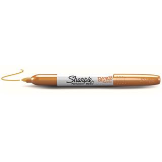 Sharpie 1.0mm Silver Gold Bronze Fine Point Oil Metallic Permanent Markers  - Per pc