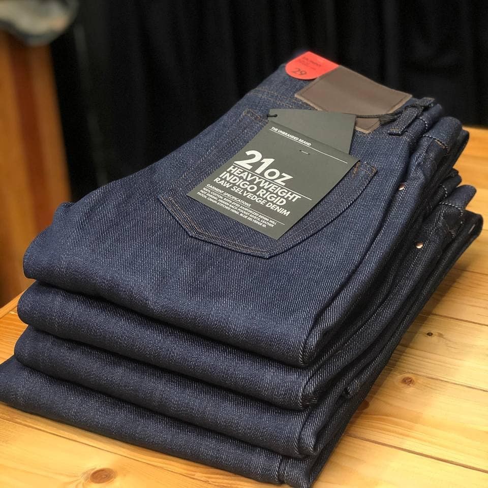 The Unbranded Brand UB201 Tapered Fit 14.5oz Indigo Selvedge Denim – North  Flag