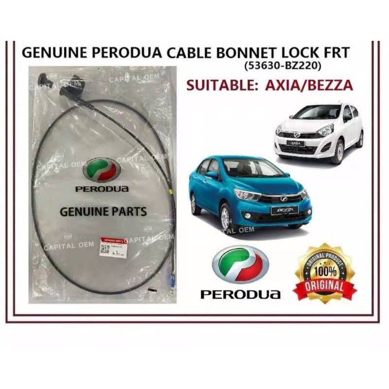 AXIA/BEZZA CABLE BONNET LOCK FRONT GENUINE PERODUA-(53630-BZ220 ...