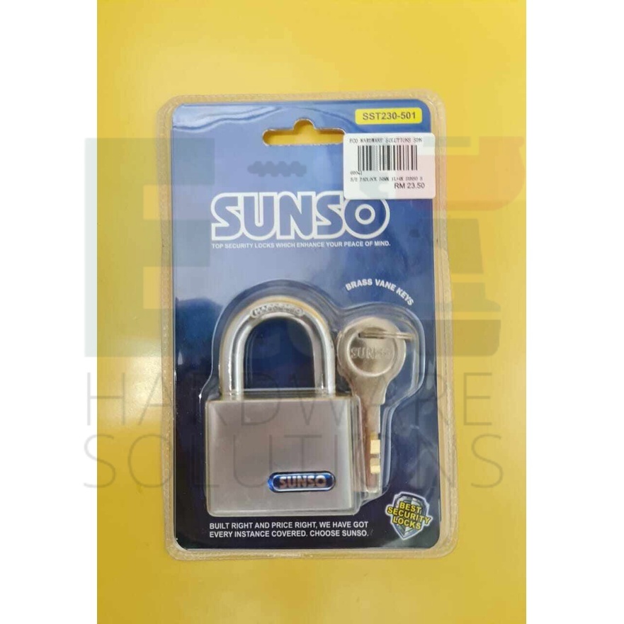SUNSO KEYALIKE PADLOCKS 5/4/2/1 PACK 50MM/40MM | Shopee Malaysia