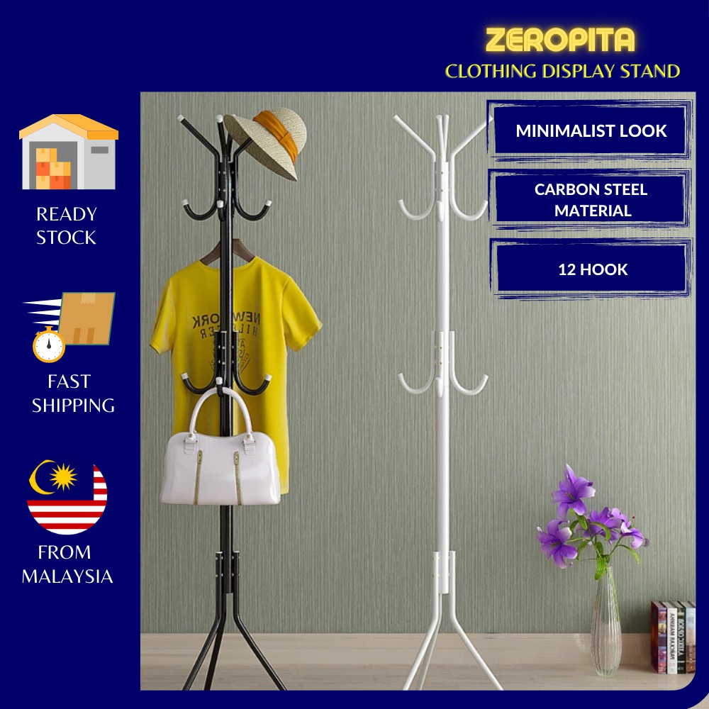 🔥Ready Stock🔥ZEROPITA HCD-039 Hat Clothing Display Stand Solid