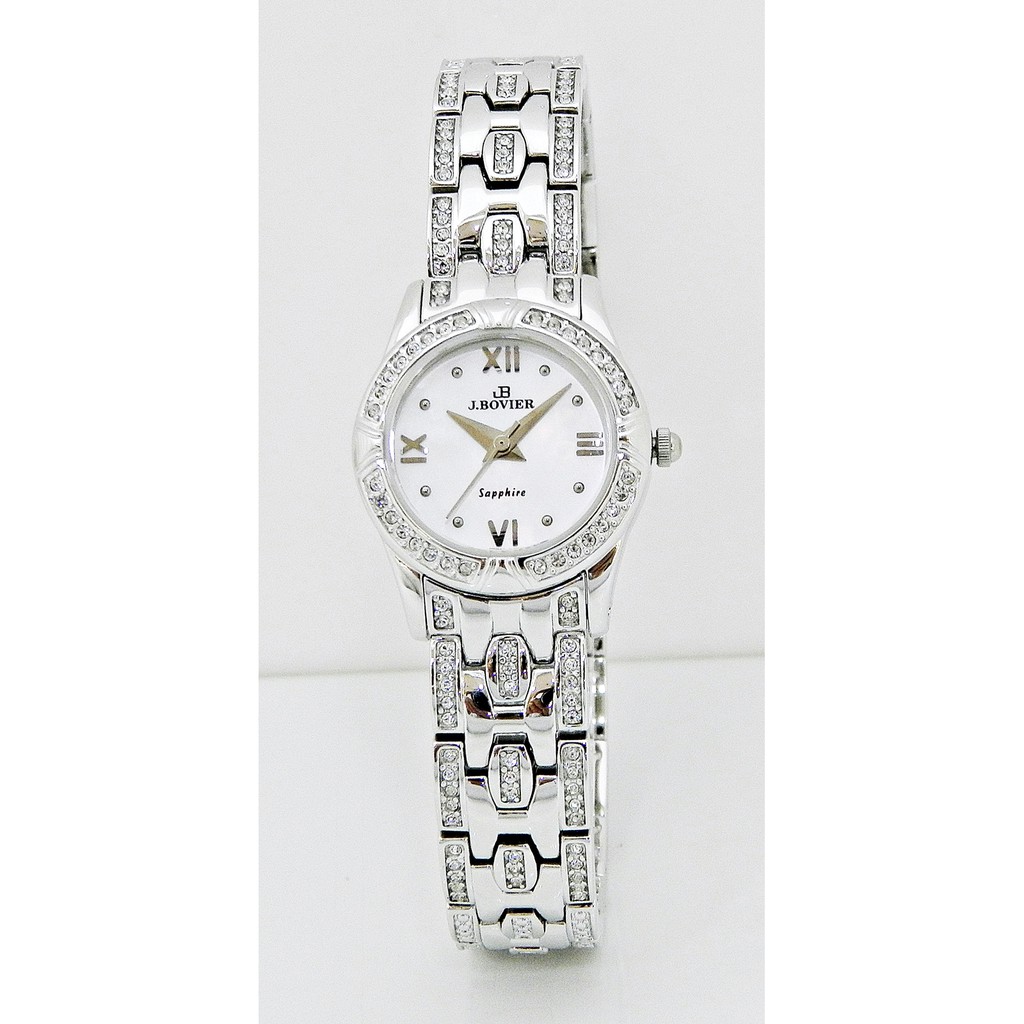 J BOVIER Ladies Sapphire Dress Watch B13 1554LSSCZ PFM