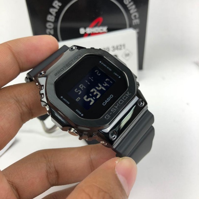 Casio G Shock Metallic Stainless Steel Bezel Cover GM 5600B 1