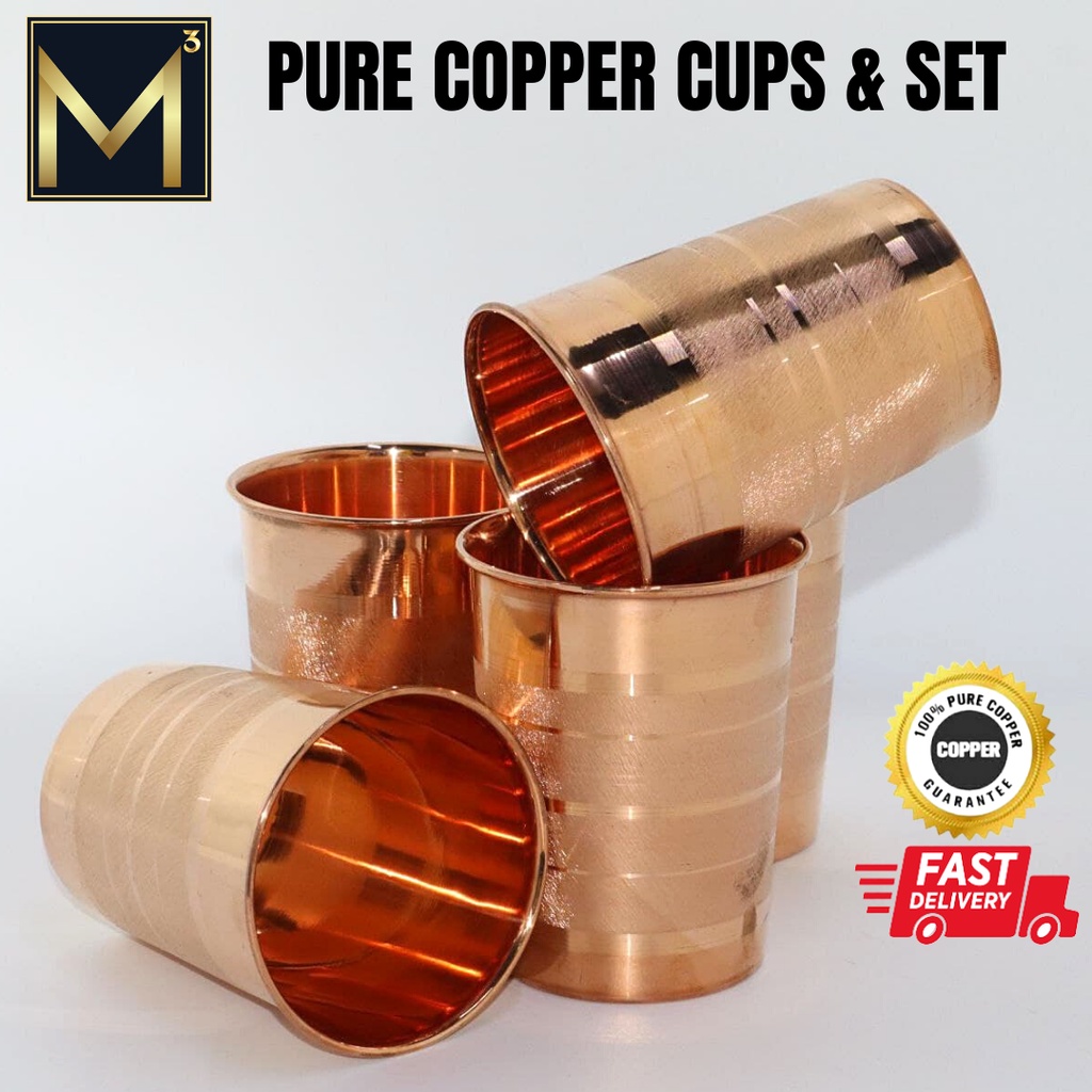 Pure Copper Cups Copper Cup Sets Healthy Lifestyles Luxurious