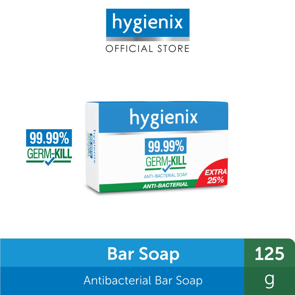 Hygienix Anti-Bacterial Bar Soap 125G | Shopee Malaysia