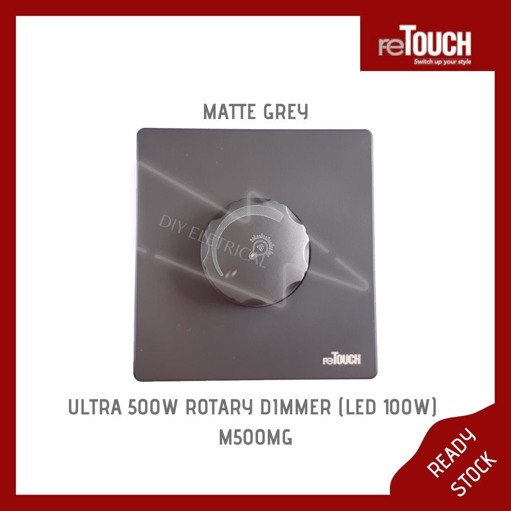 reTouch Ultra Rimless Rotary Dimmer 500W (LED 100W) | Shopee Malaysia