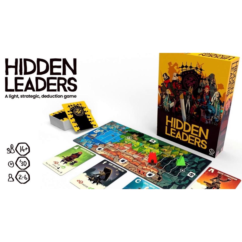 [Ready Stock] Hidden Leaders Kickstarter Edition board game Shopee