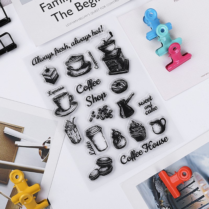 love*Sweet Transparent Clear Silicone Stamp For DIY Scrapbooking Photo ...
