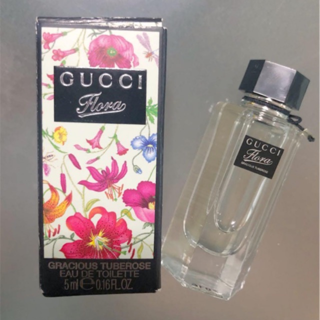 Original GUCCI Flora Gracious Tuberose EDT 5ml Perfume Miniature