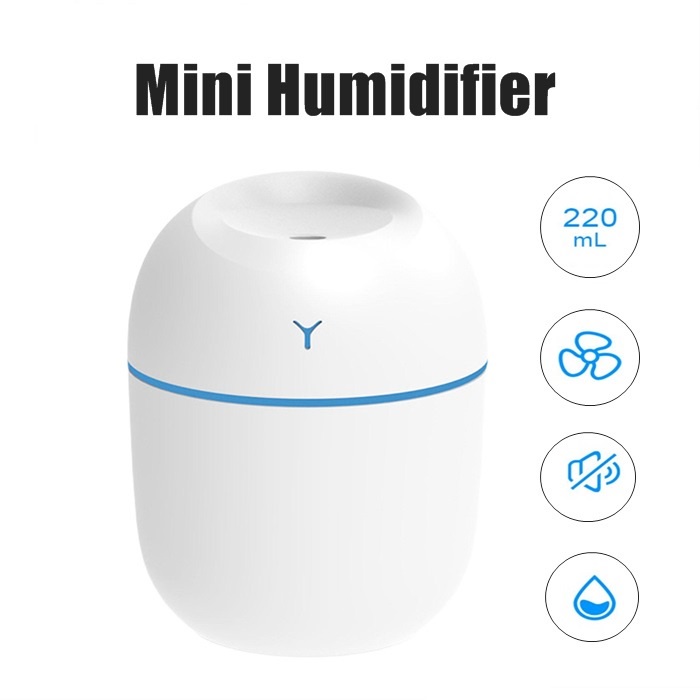 220ML Mini Car Air Humidifier USB Ultrasonic Essential Oil