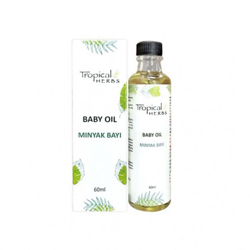(READY STOCK)Tropi cal Herbs Baby Oil Minyak Baby Am way 60ml