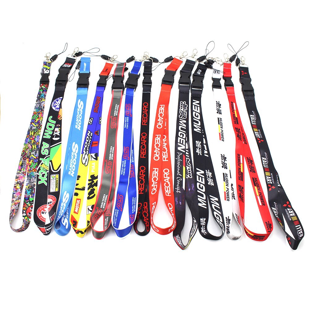 Mugen TRD MOMO Racing Lanyard JDM Neck Lanyards Keychains Universal For ...