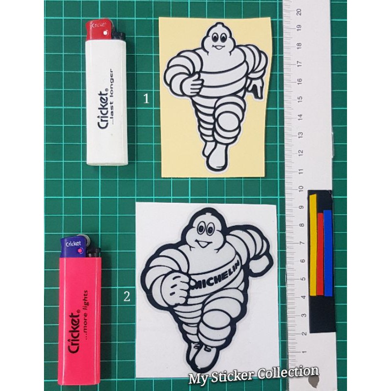 Michelin Logo Designs Sticker Cutting Overlapping Reflective #michelin ...