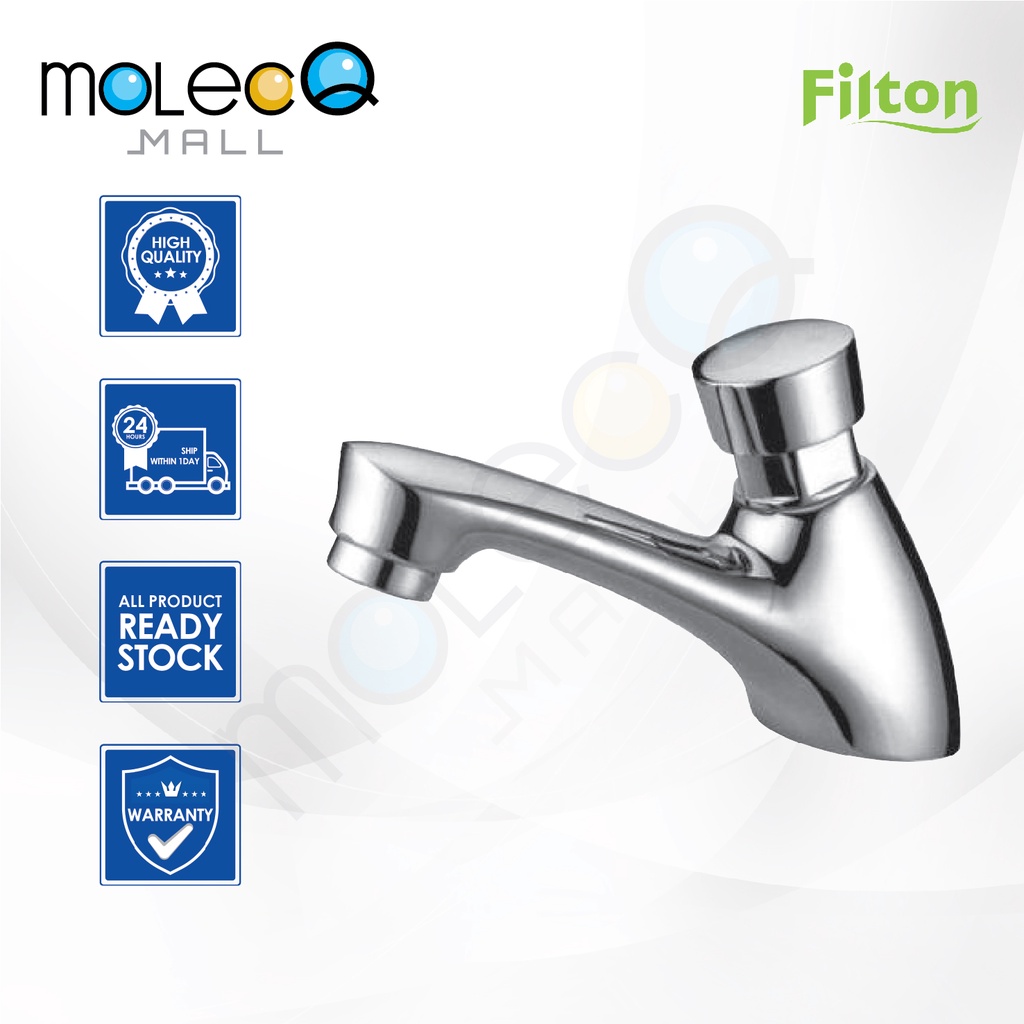 Filton Toilet Bathroom Self Close Basin Faucet Water Tap Cold Tap Brass ...