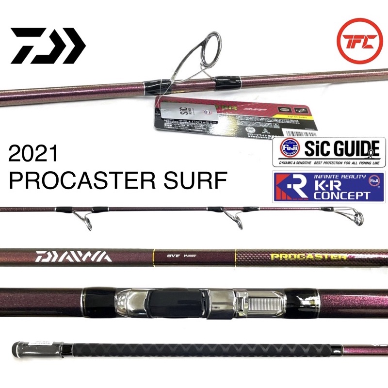 2021 DAIWA Procaster Surf Fishing Rod 425 450 480 Spinning