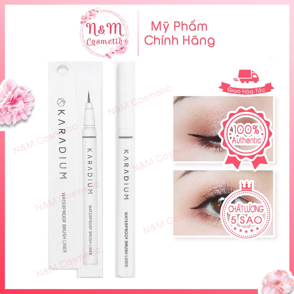 Karadium Waterproof Brush Liner Black Bristles Shopee Malaysia