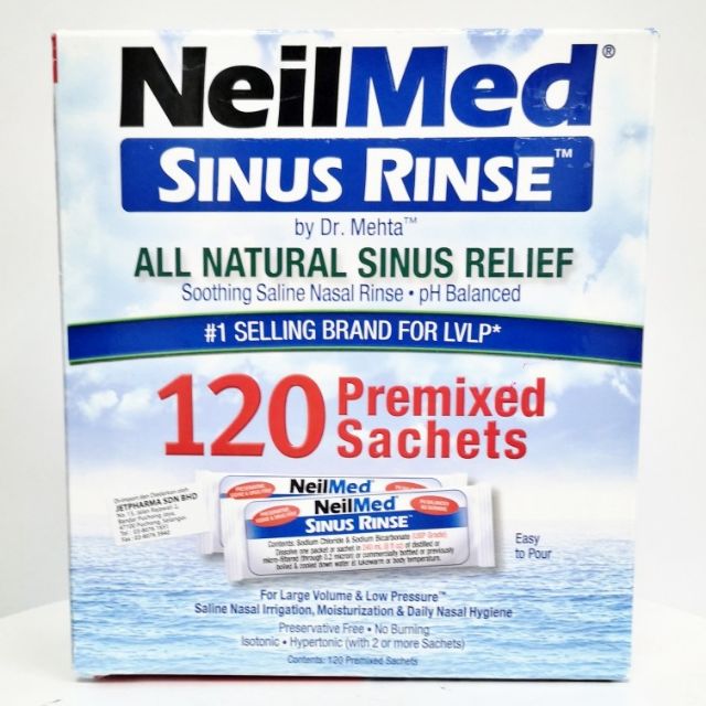 NeilMed Sinus Rinse 120 Premixed Sachets | Shopee Malaysia