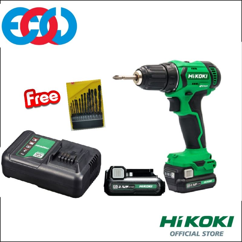 HITACHI Hikoki 12V Cordless Driver Drill DS 12DA Drilling Metal