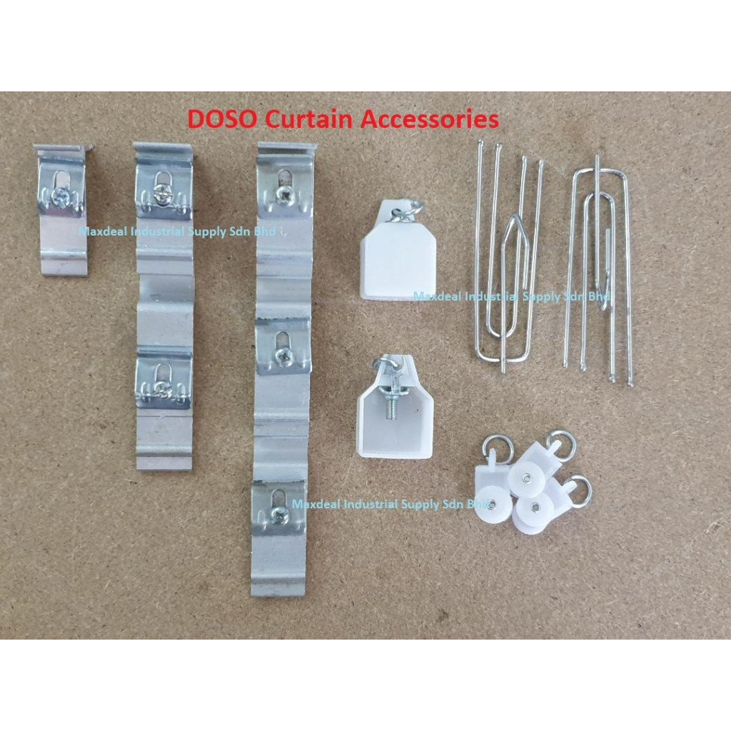 Quality DOSO Curtain Railing Accessories / Aksesori Besi Langsir DOSO ...