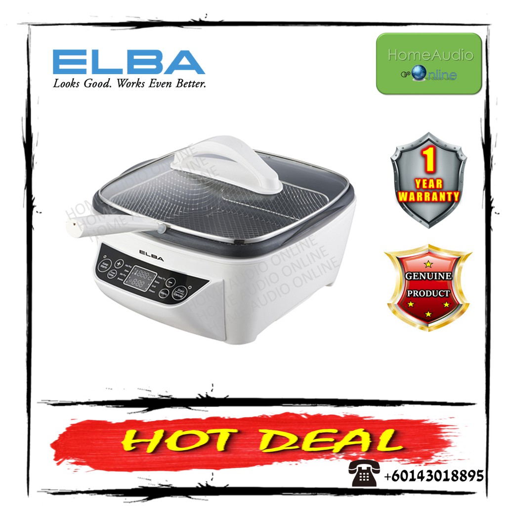 ELBA 2L 1600W INTELLIGENT MULTI COOKER EIMC D8142 WH Shopee