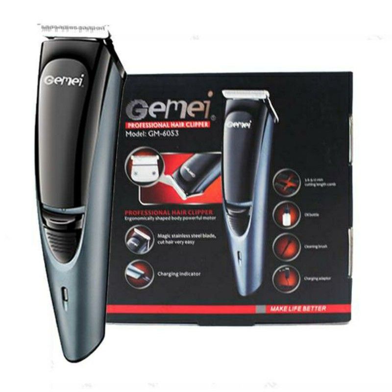 Geemy Gm-6053 professional hair clipper. | Shopee Malaysia