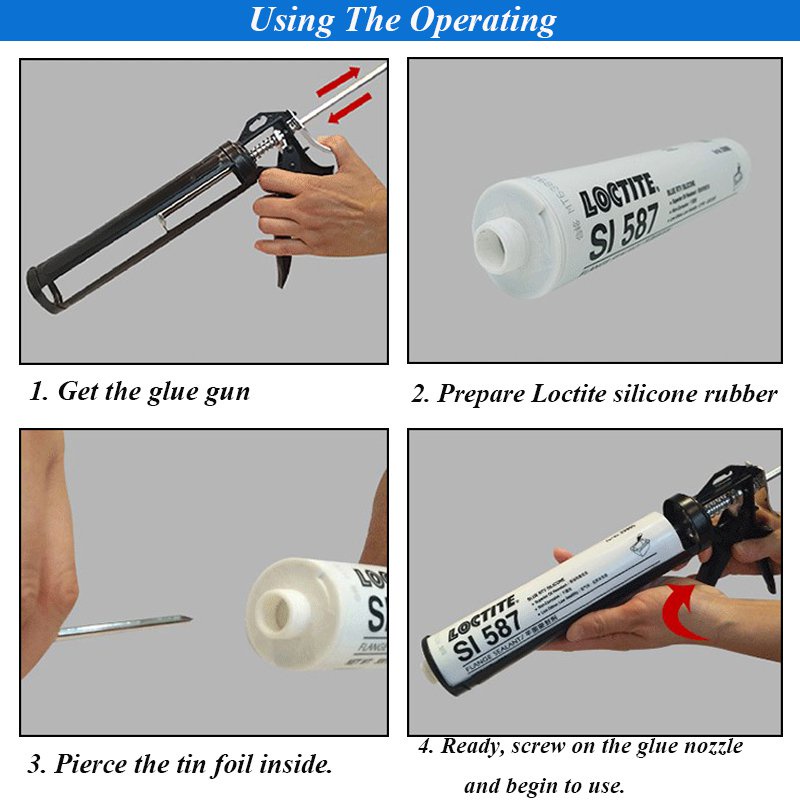 300ml Loctite SI 5910 Gasket Sealant Adhesive Engine Gear Cover Oil Sump Glue SI5910 Flange High