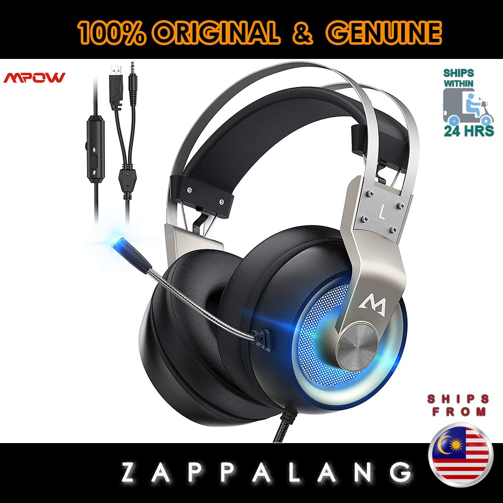 Mpow BH357A EG3 Pro Gaming Headset with Mic, 50mm Speaker Driver, 3D
