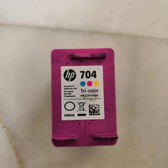 HP 704 color ink without box | Shopee Malaysia
