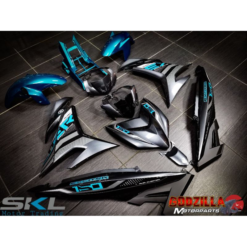 EXCITER 2021 GREY NIGHT FLASH YAMAHA Y15ZR YSUKU Y15 V1 V2 RC 150 MX