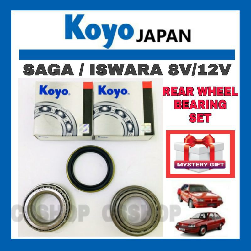 EL KOYO PROTON SAGA / ISWARA 8V/12V REAR WHEEL BEARING SET KOYO SET ...