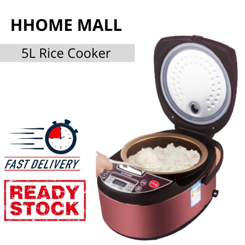 5L Rice Cooker Multifunction Fuzzy Logic Portable Microcomputer ...