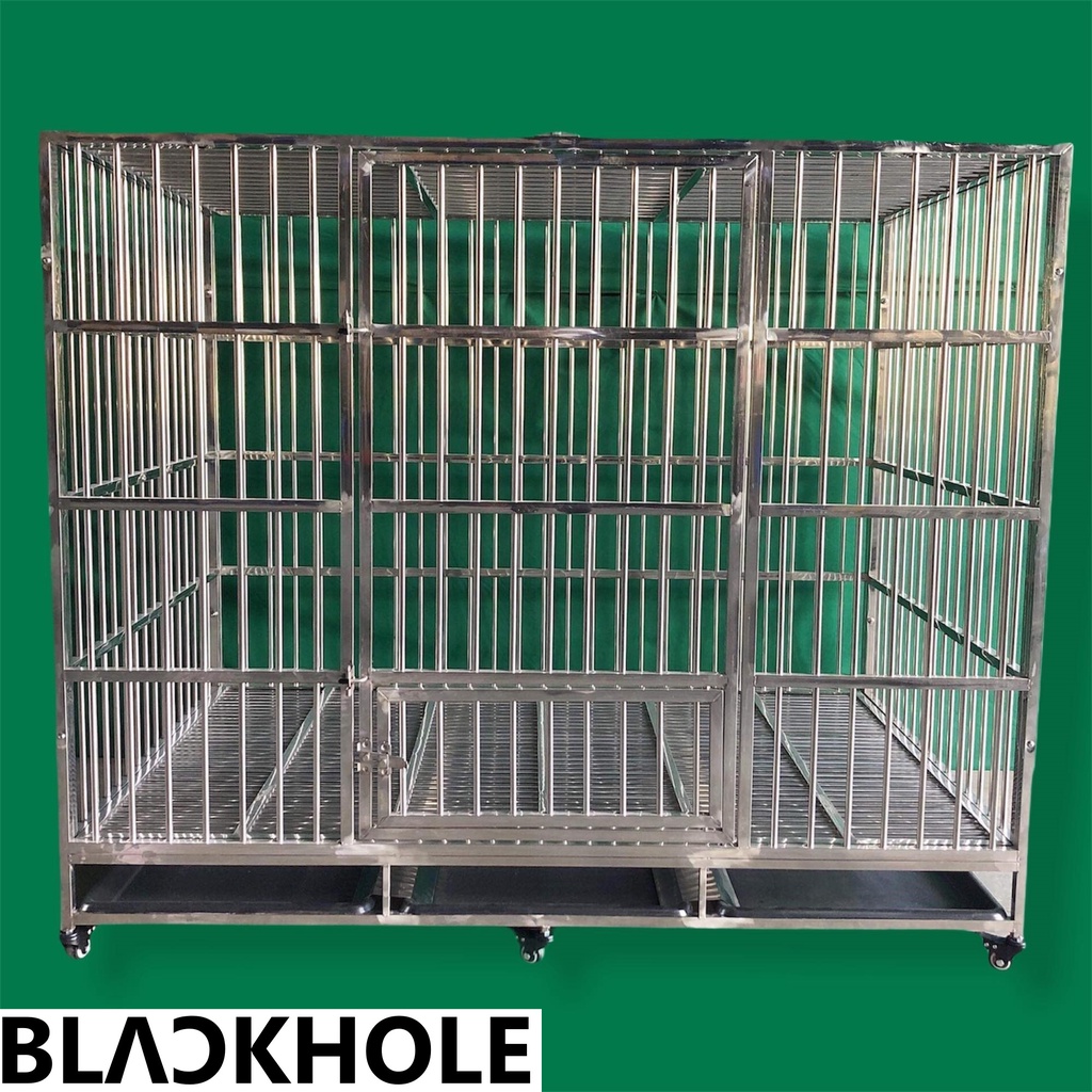 READY STOCK STAINLESS STEEL DOG CAGE [145*95*123cm ] Shopee Malaysia