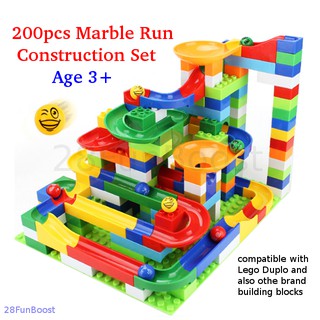 94pcs 200pcs Marble Run Construction Set Compatible with Lego