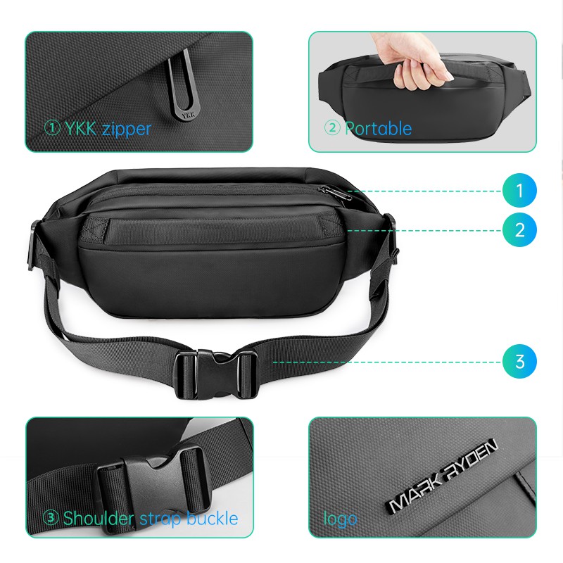 MARK RYDEN Portable Storage Bag Waterproof Leisure Office MR-09-3C 7786 ...