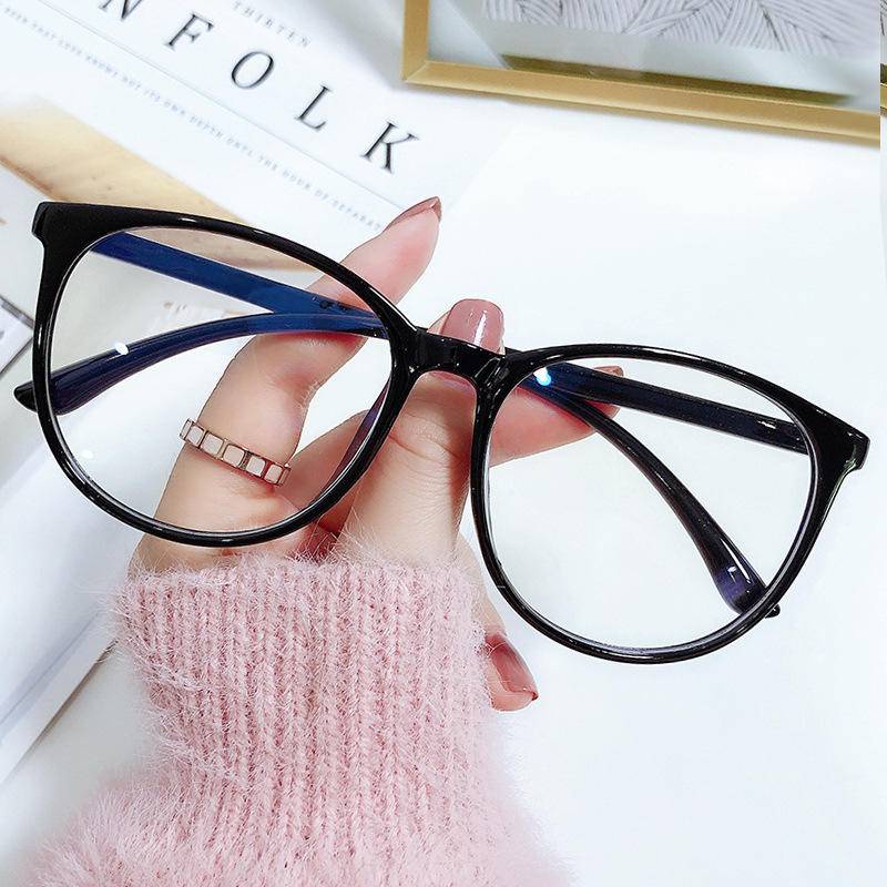New large frame anti Blue-ray glasses Korean style plain internet