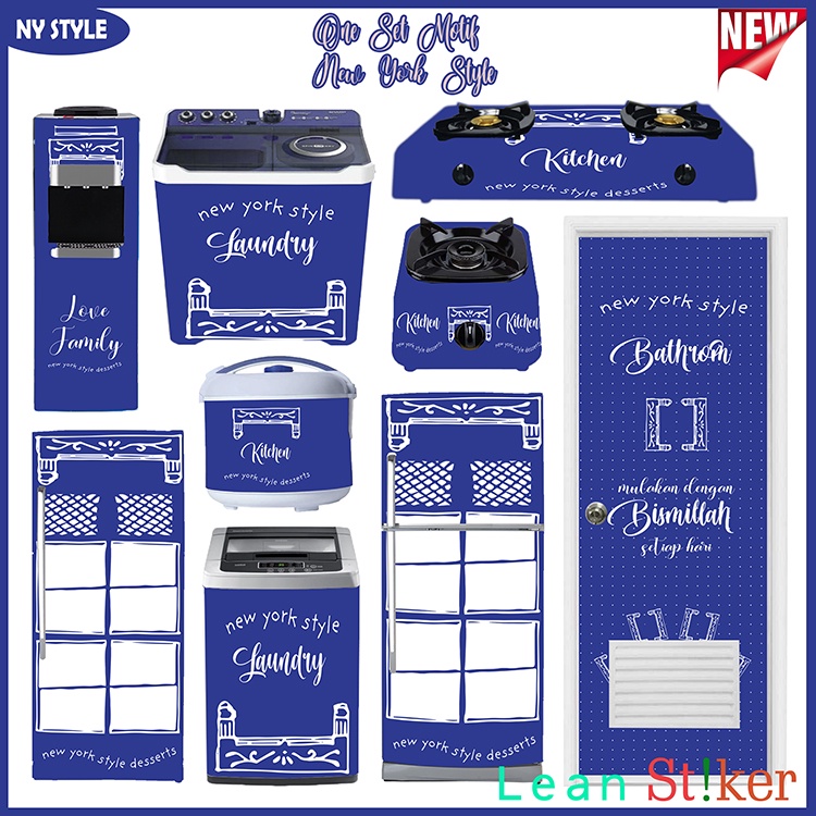 MESIN 1 AND 2 DOOR REFRIGERATOR STICKER, COMPRESSOR, MAGICOM, DISPENSER ...