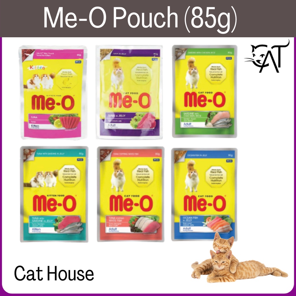MeO Cat Pouch Wet Food 80g Shopee Malaysia