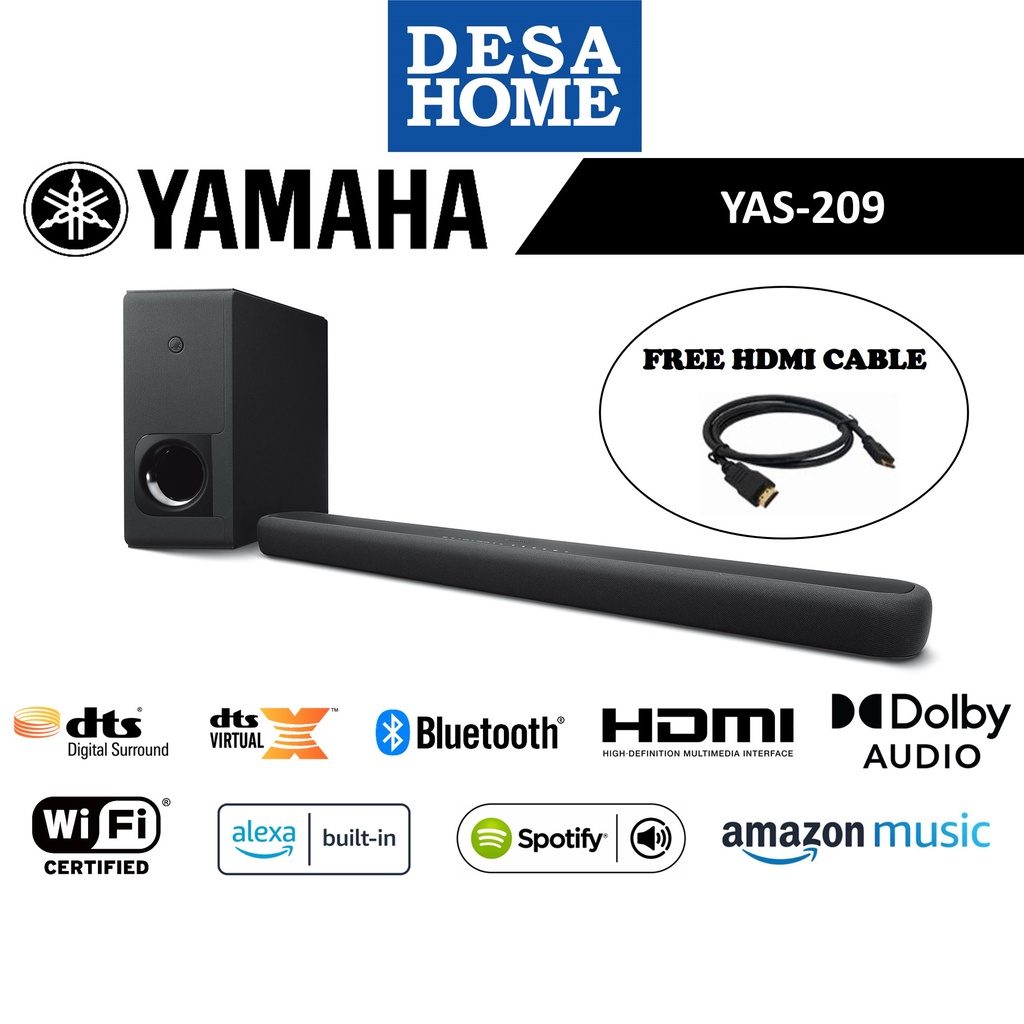 Yamaha soundbar best sale dts virtual x