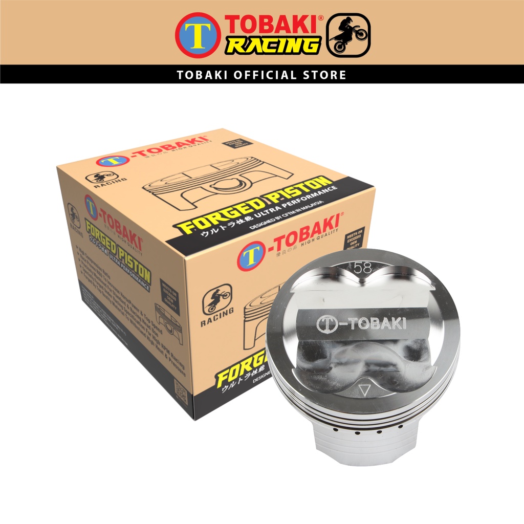 Tobaki Racing High Compression Piston Y16ZR/NMAX 155/R15 DOME