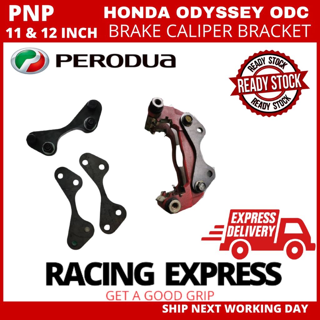 honda odyssey odc brake caliper bracket braket 11 & 12 inch untuk