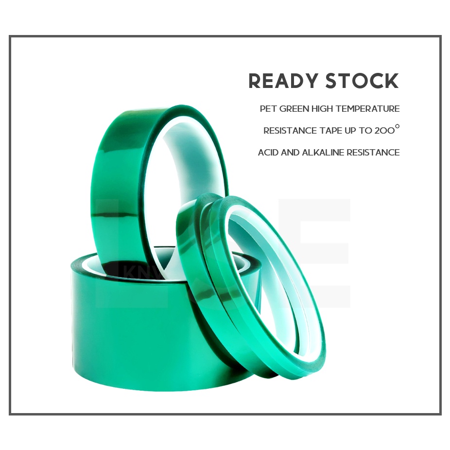 [PREORDER] PET Green High Temperature Tape / Electroplating Masking