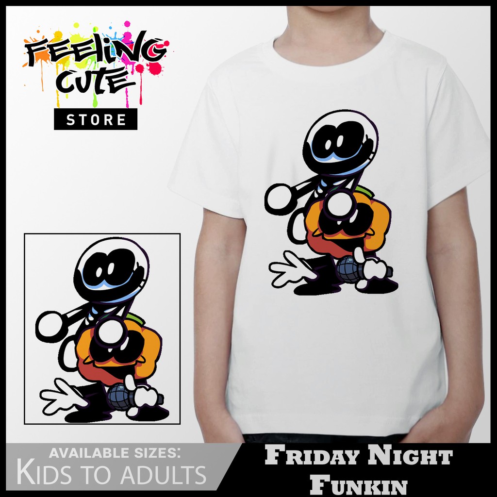 Friday Night Funkin Shirt FNF Shirt Kids to Adults Unisex | Shopee Malaysia