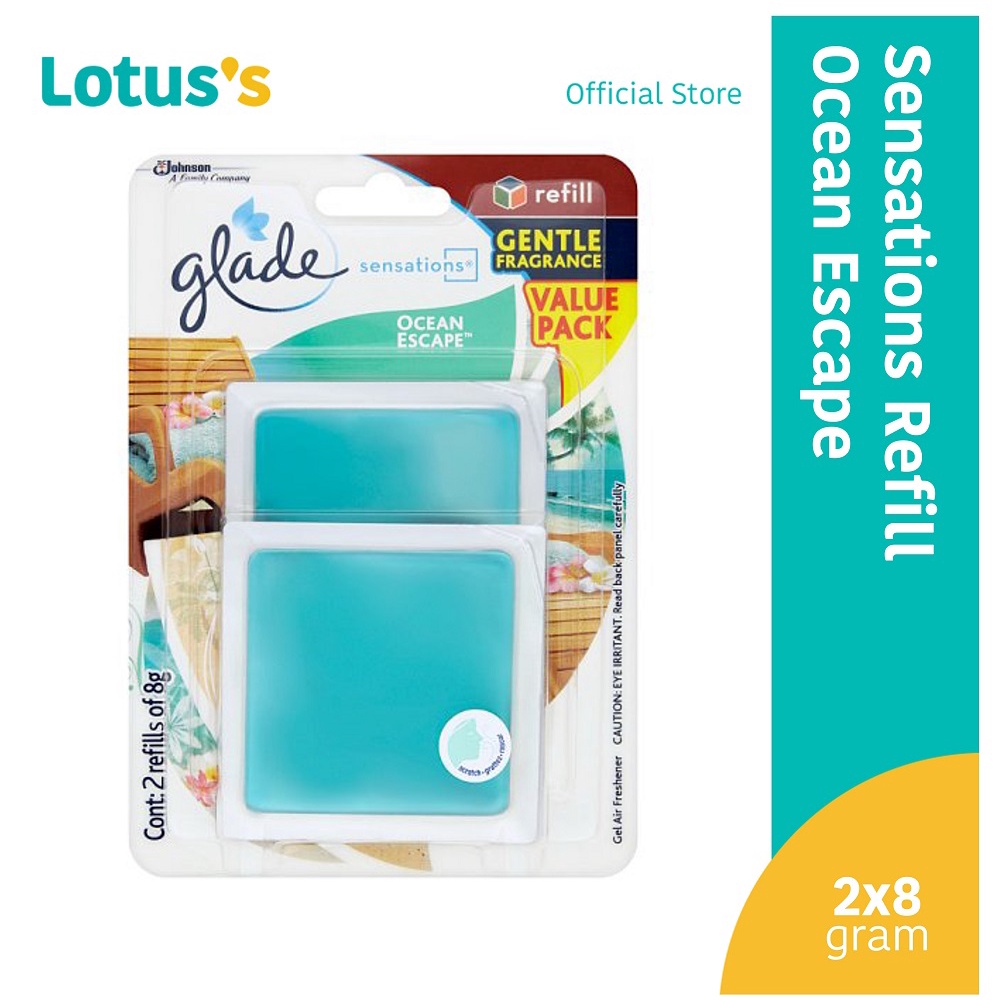 Glade Sensations Ocean Escape Gel Air Freshener Refill (2 x 8g