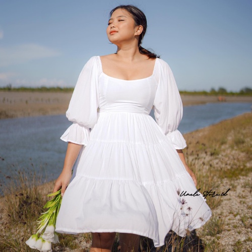 Buy midi dress sabrina big size korean jumbo Online With Best Price, May  2026 | Shopee Malaysia
