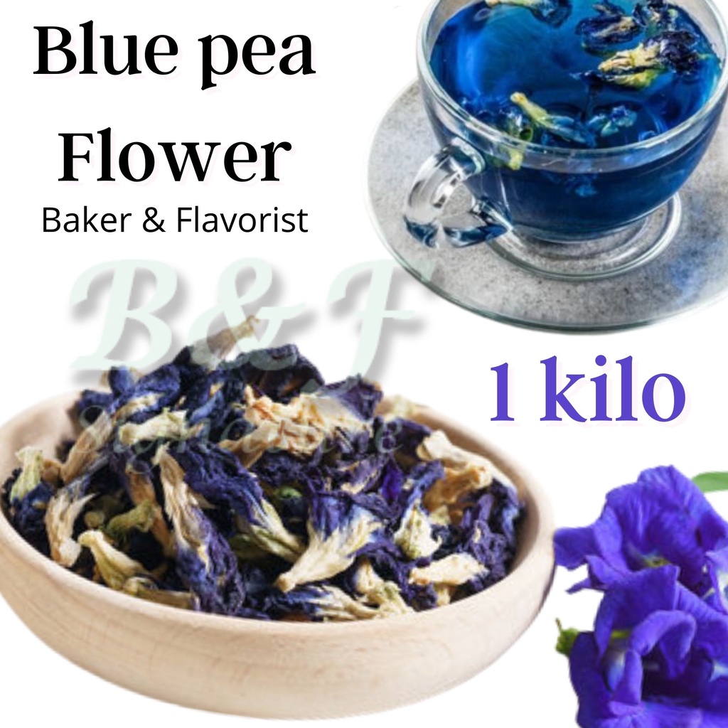 Blue Pea Flower 1KG BORONG HARGA Bunga Telang Butterfly Pea Dried Milk