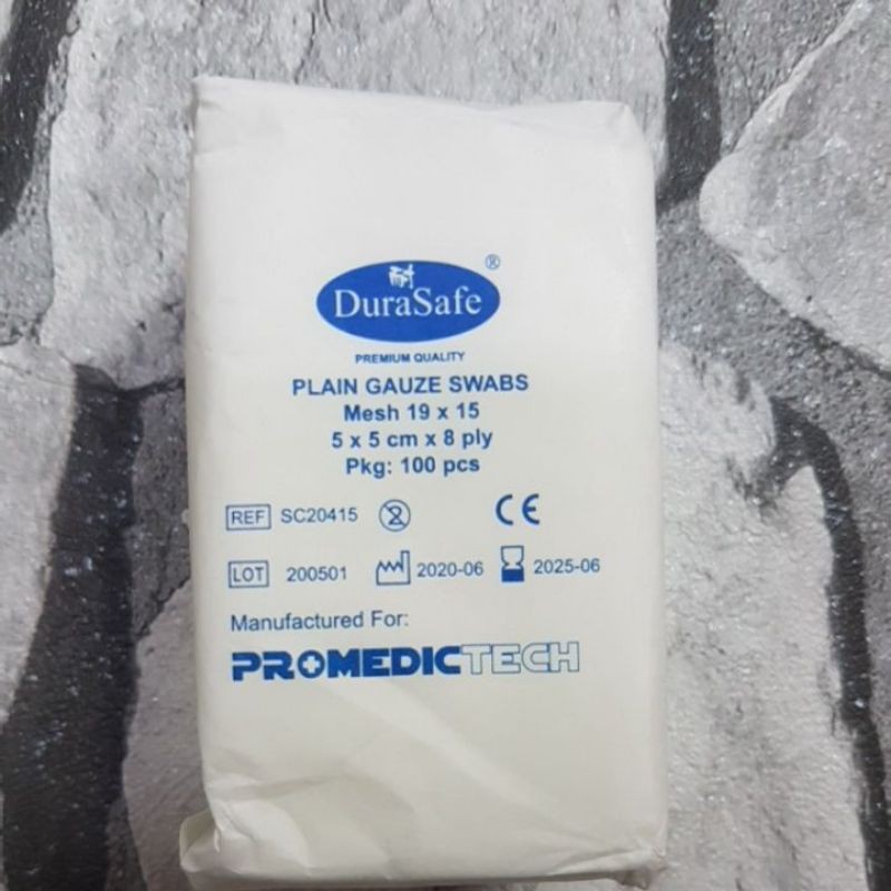 Durasafe Plain Gauze Swabs 5cmx5cm Shopee Malaysia